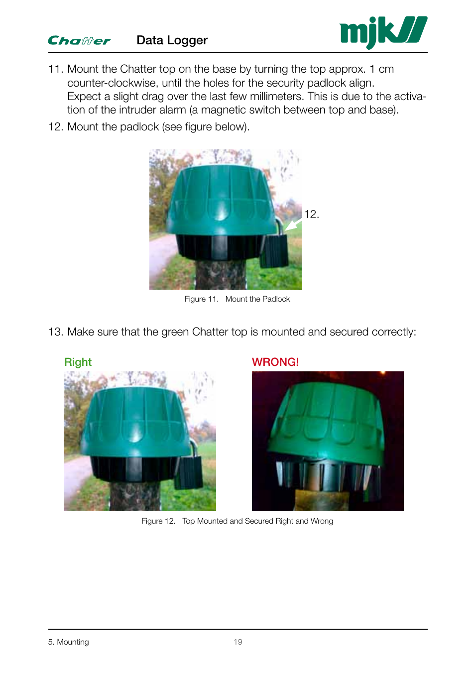Data logger | Xylem CHATTER Hardware Manual User Manual | Page 19 / 50
