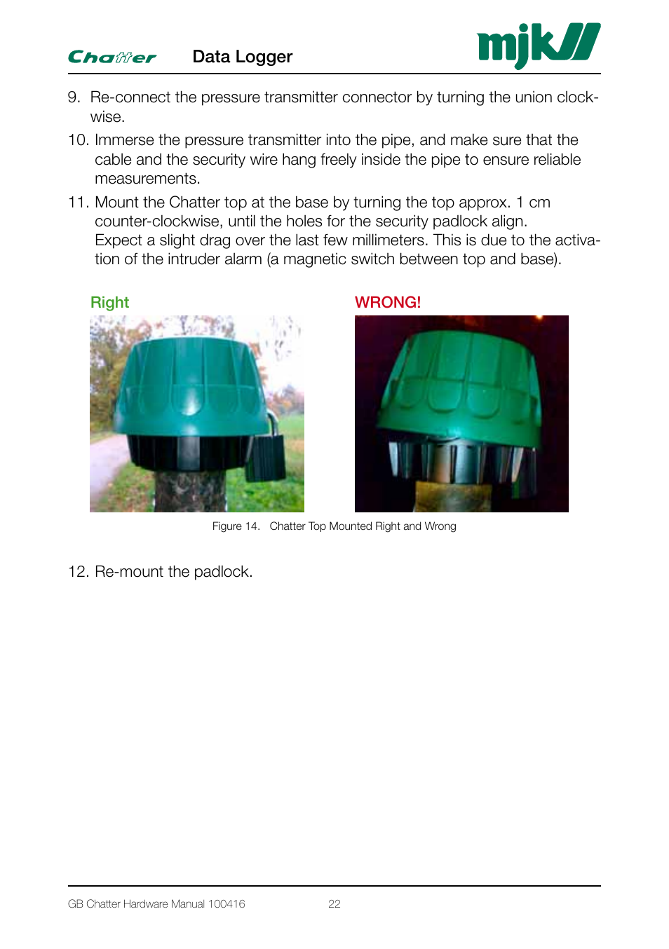 Xylem CHATTER Hardware Manual User Manual | Page 22 / 50