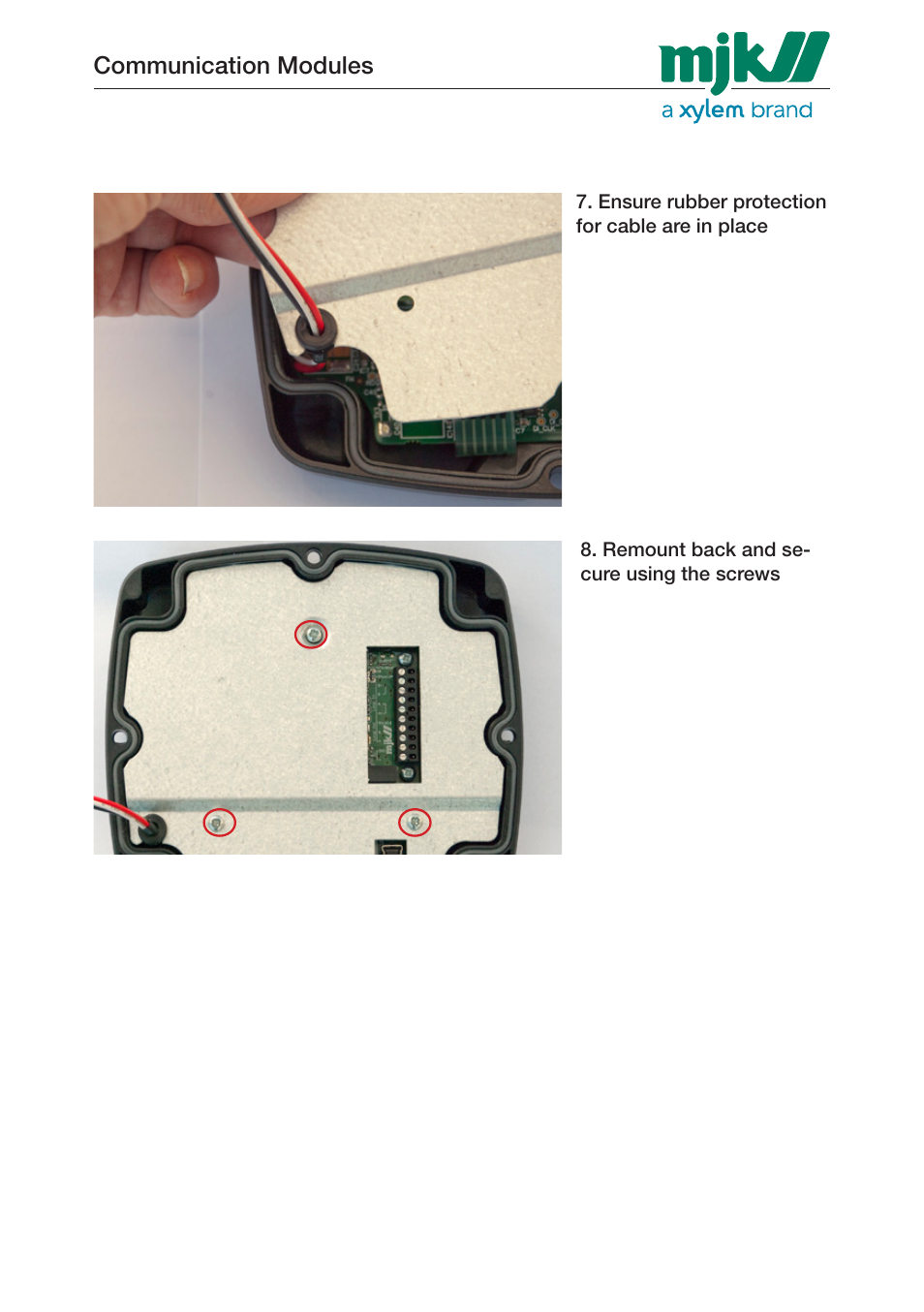 Xylem 205547 Profibus Communication Modules User Manual | Page 10 / 30