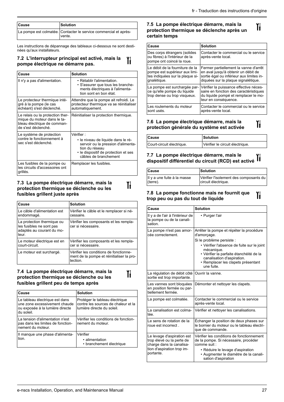 Xylem e-NSCS User Manual | Page 27 / 80