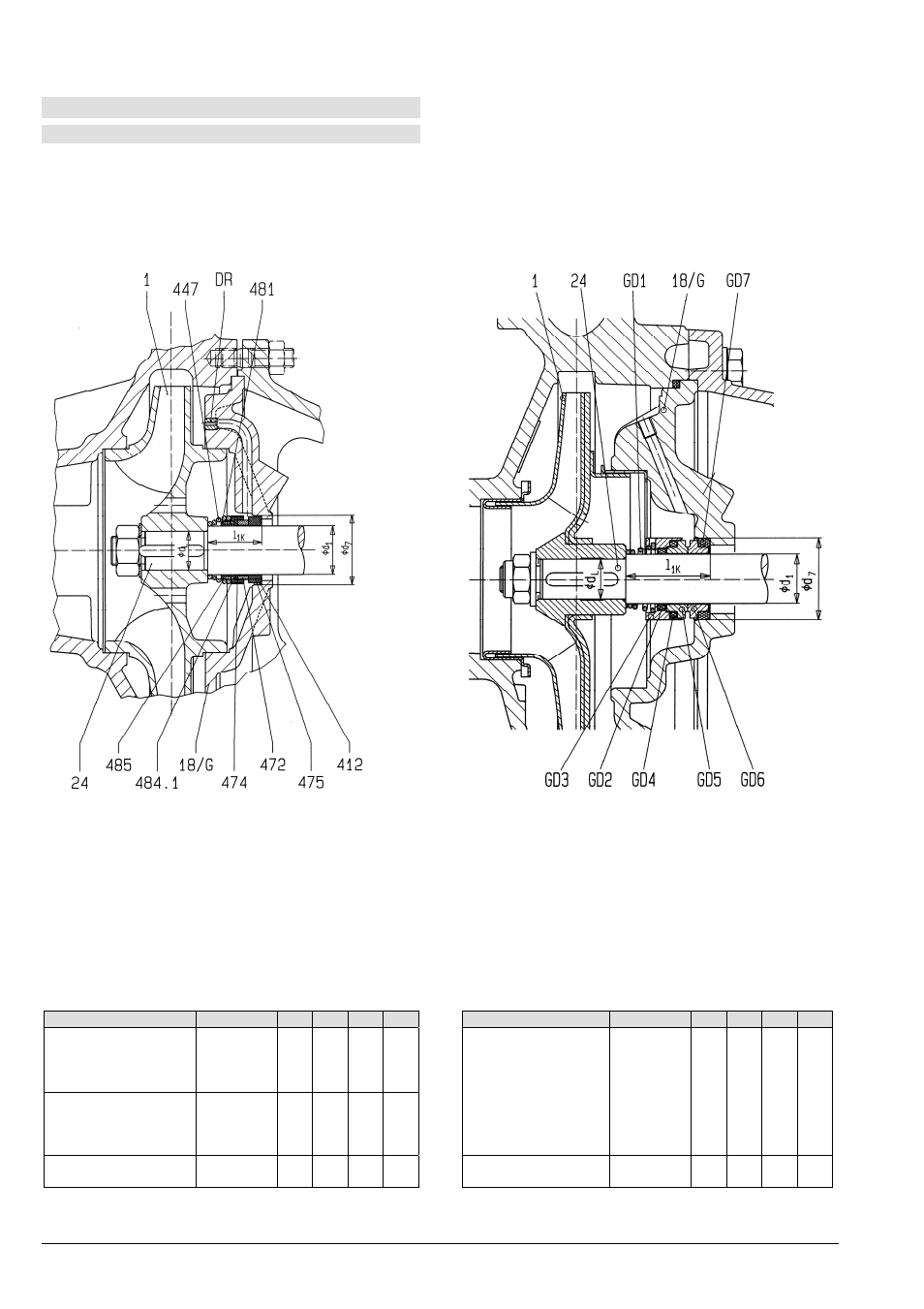 Baureihe l, ln, Einbau-, betriebs- und wartungsanleitung, 3 wellenabdichtung | L ln | Xylem LN User Manual | Page 10 / 72