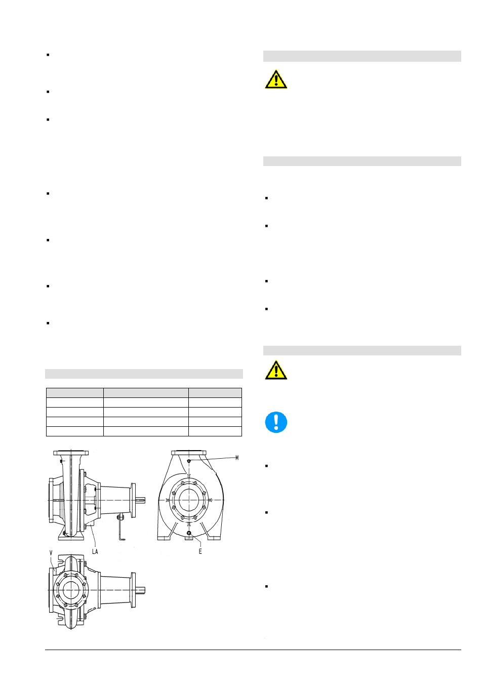 Série l, ln, 3 accouplement | Xylem LN User Manual | Page 35 / 72