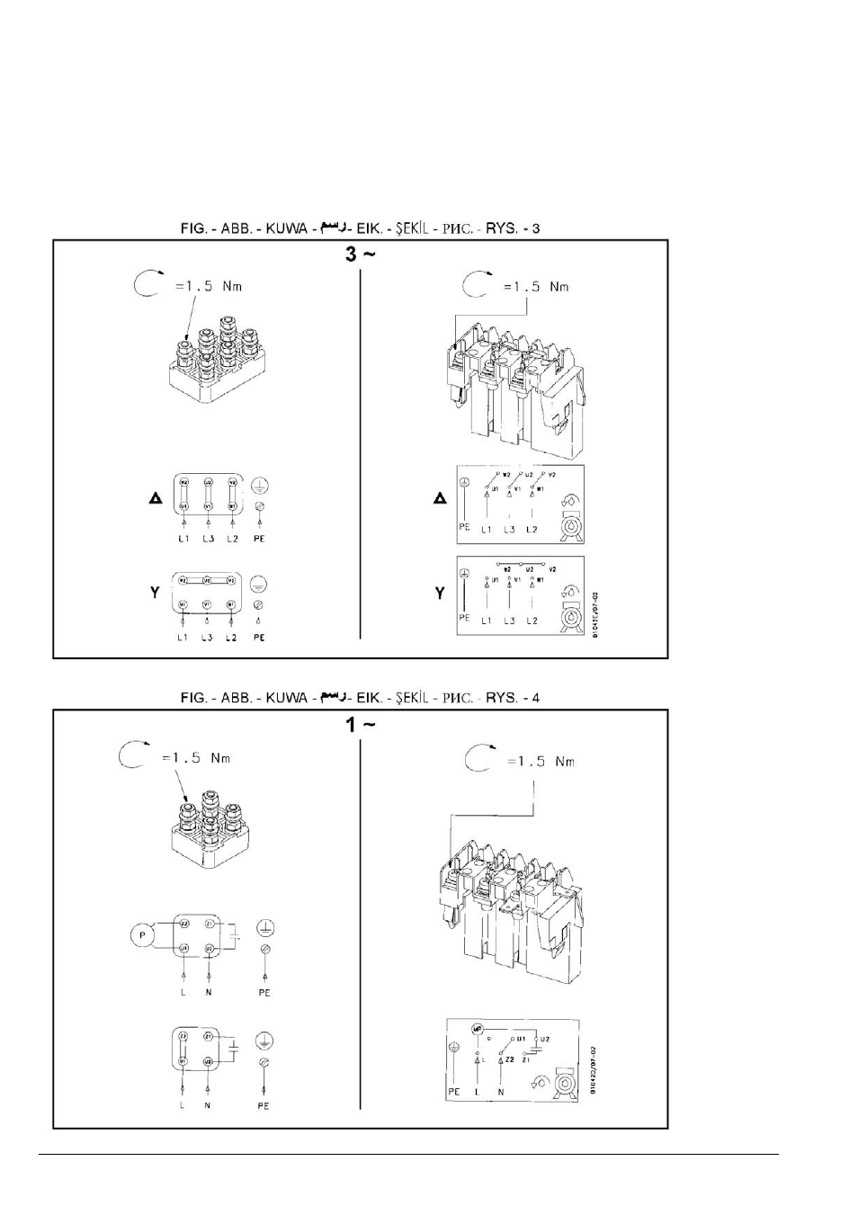 Série l, ln | Xylem LN User Manual | Page 44 / 72