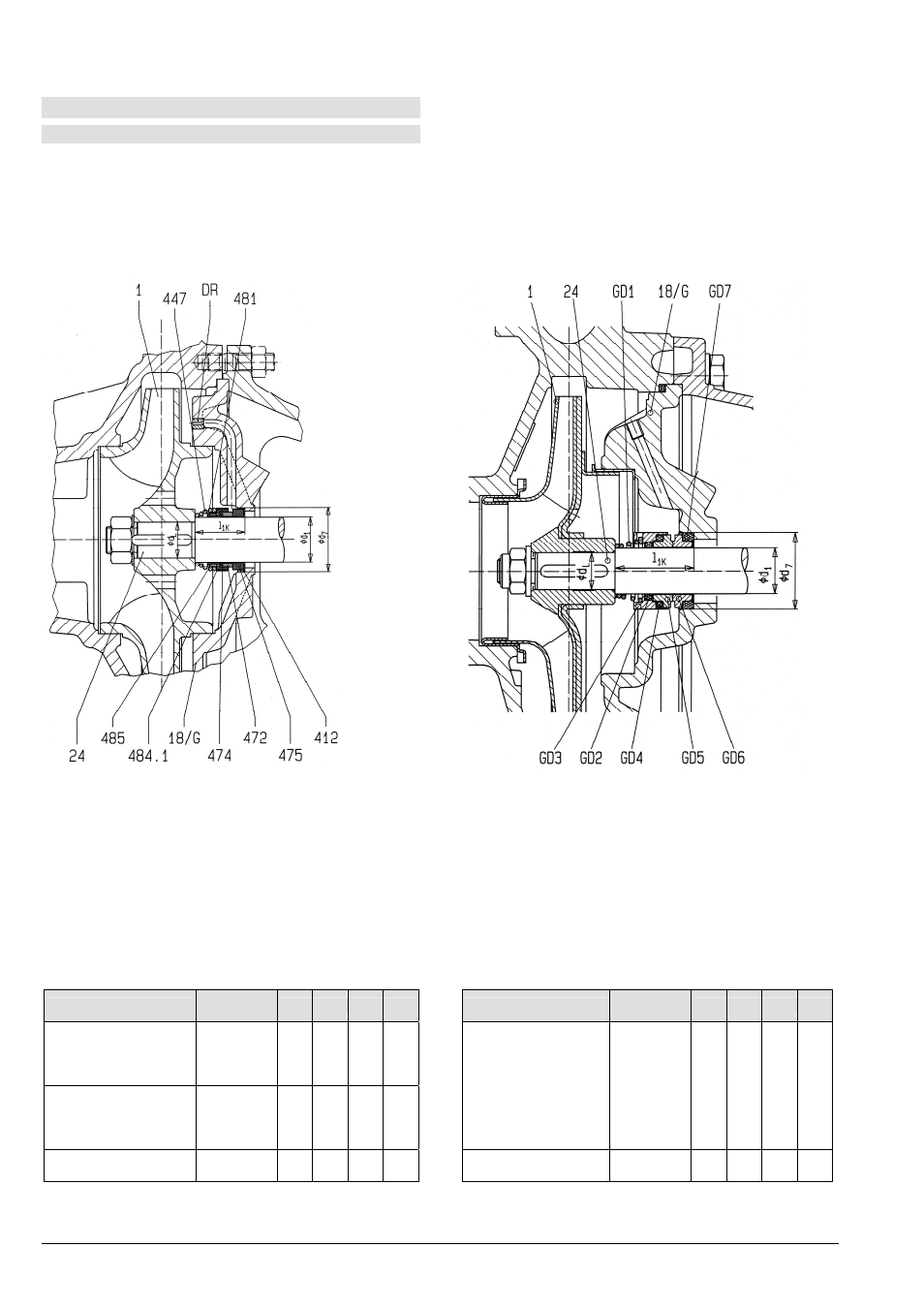 Model l, ln, 3 shaft sealing, L ln | Xylem LN User Manual | Page 50 / 72