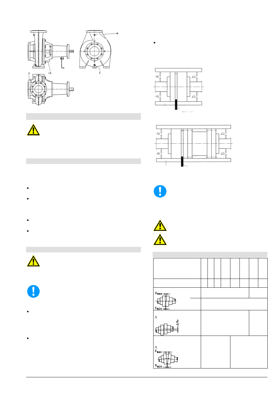 Model l, ln, 3 coupling | Xylem LN User Manual | Page 55 / 72