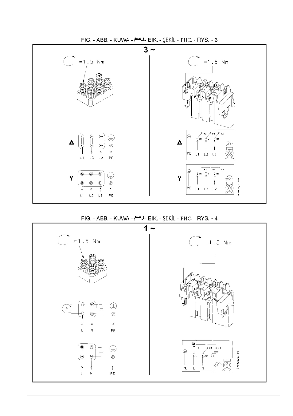 Model l, ln | Xylem LN User Manual | Page 63 / 72