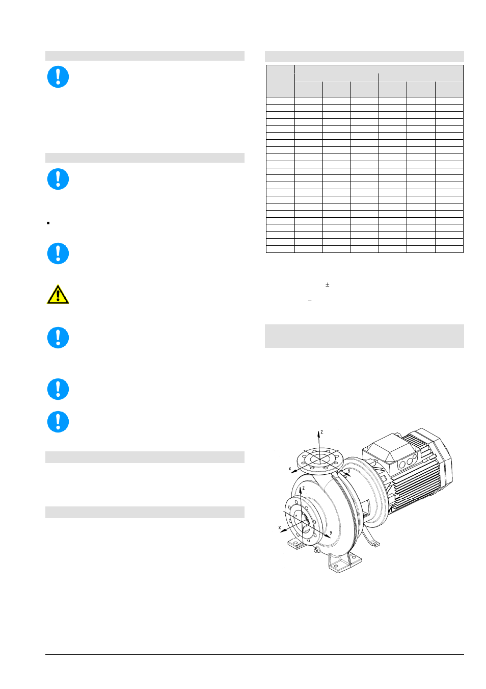 Baureihe lm, lmn, Einbau-, betriebs- und wartungsanleitung, 4 lagerung | 5 kondenswasser, 6 richtwerte für schalldruckpegel | Xylem LMN User Manual | Page 11 / 68