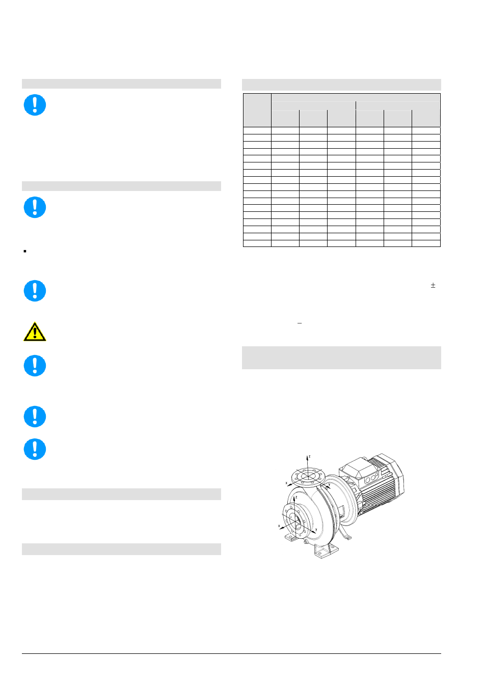 Série lm, lmn, 4 logement, 5 eau de condensation | 6 valeurs indicatives pour le n.p.a | Xylem LMN User Manual | Page 28 / 68