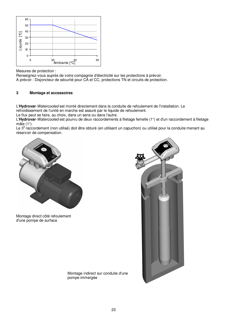Xylem HYDROVAR WATERCOOLED User Manual | Page 23 / 68