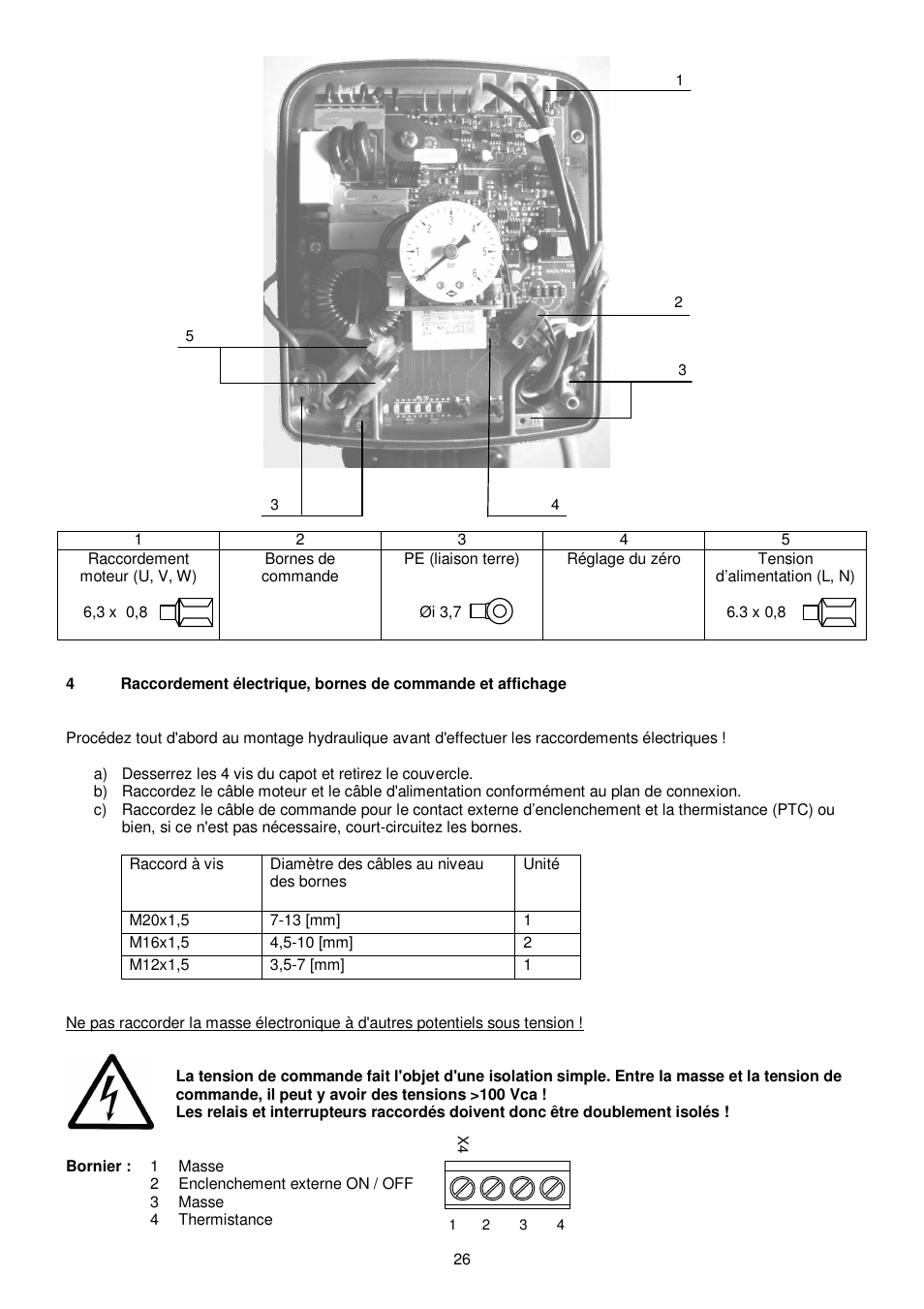 Xylem HYDROVAR WATERCOOLED User Manual | Page 26 / 68