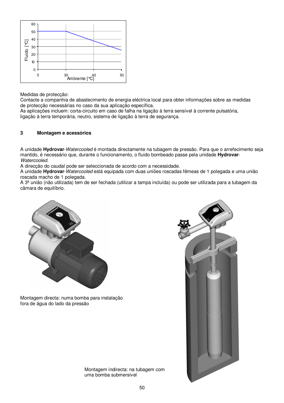 Xylem HYDROVAR WATERCOOLED User Manual | Page 50 / 68