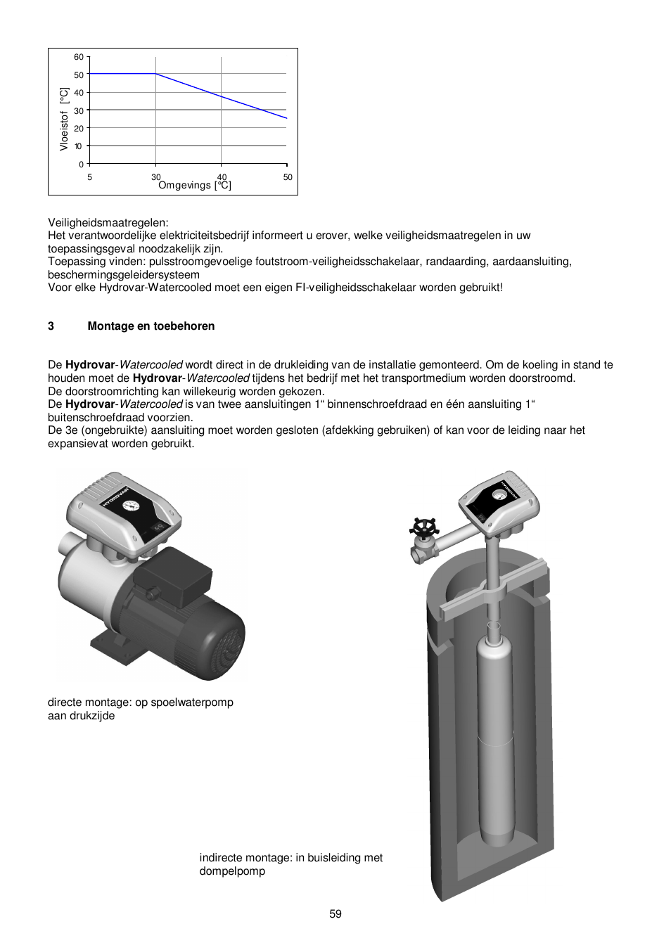 Xylem HYDROVAR WATERCOOLED User Manual | Page 59 / 68