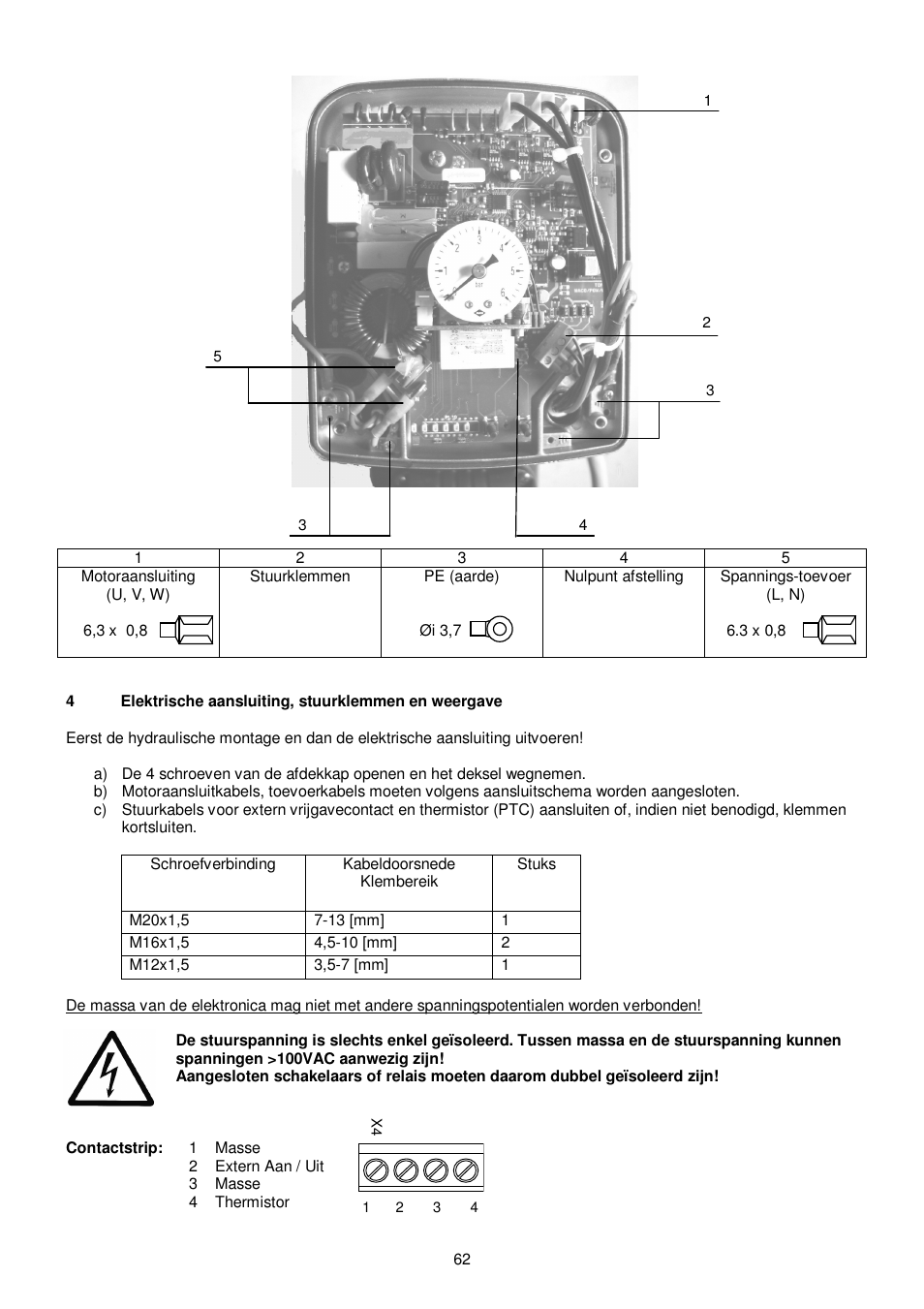 Xylem HYDROVAR WATERCOOLED User Manual | Page 62 / 68