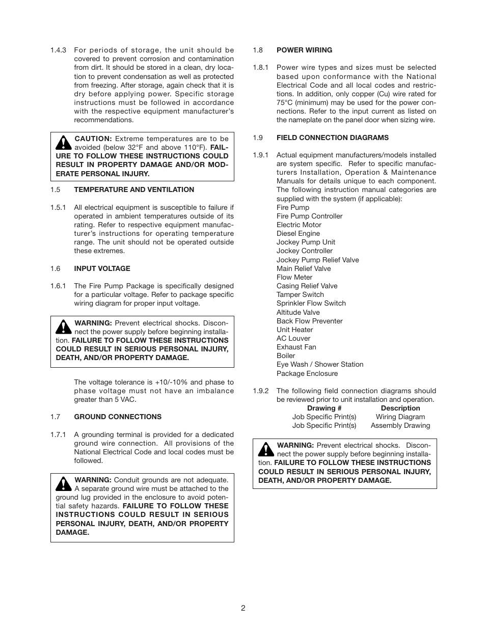 Xylem Fire Pump Package Pumping Systems S13421 REV.B User Manual | Page 4 / 10