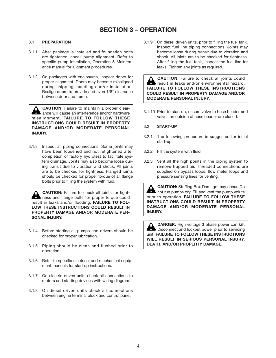 Xylem Fire Pump Package Pumping Systems S13421 REV.B User Manual | Page 6 / 10