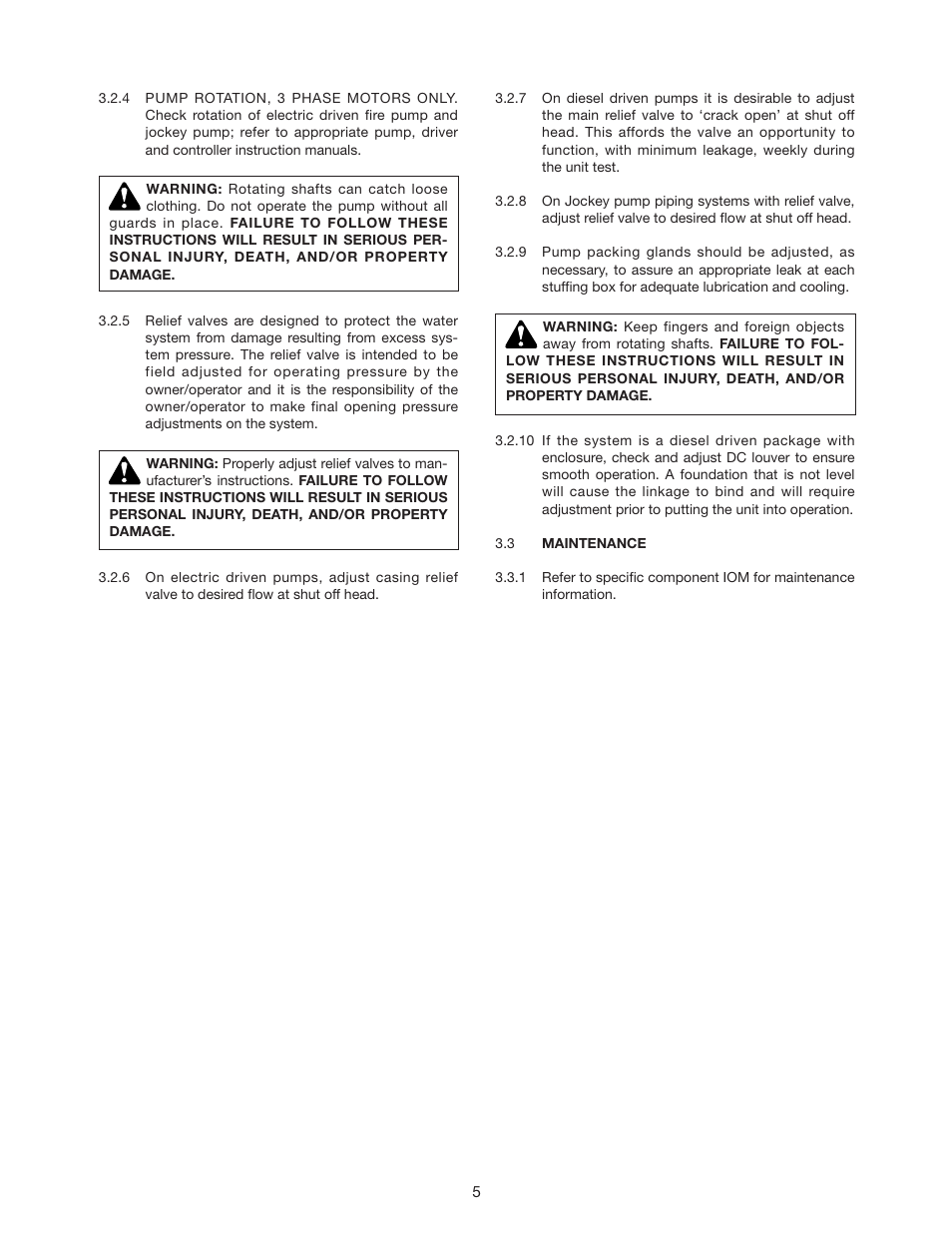 Xylem Fire Pump Package Pumping Systems S13421 REV.B User Manual | Page 7 / 10