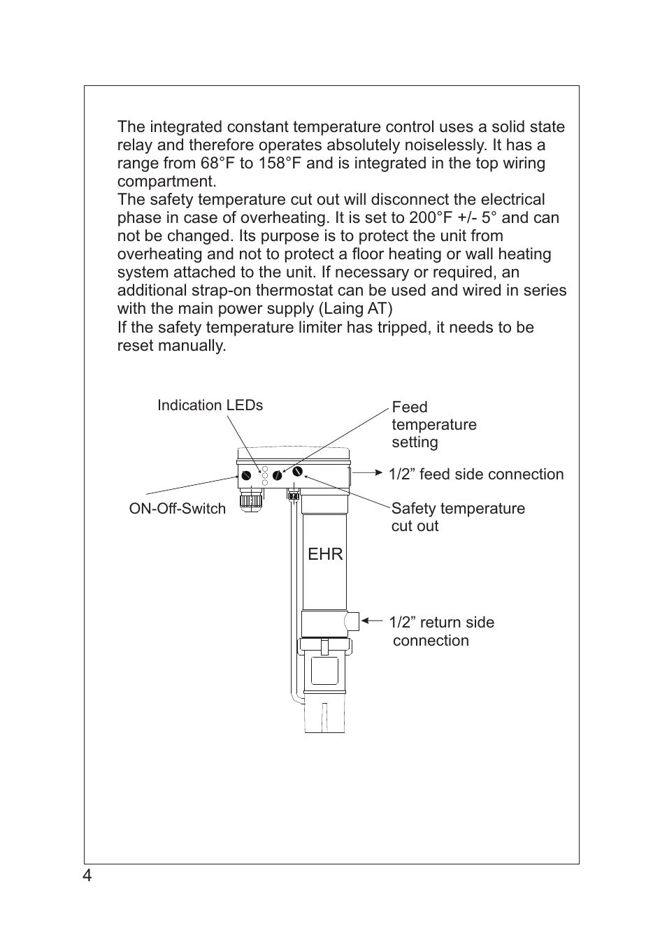 Xylem EHR IM Electrical heater series EHR (obsolete) User Manual | Page 4 / 12