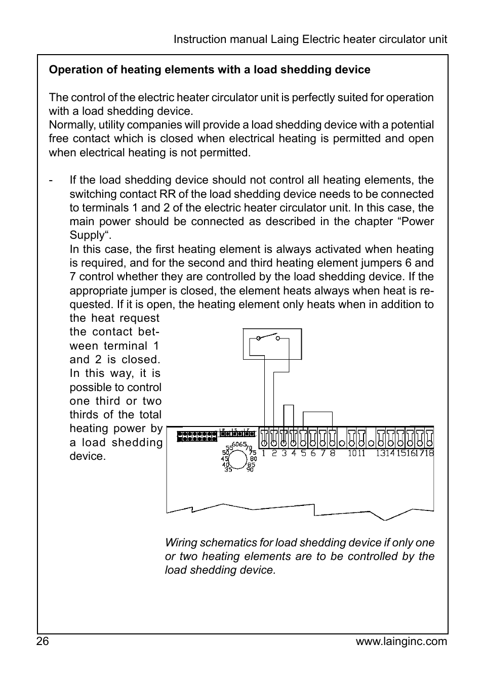 Xylem EPR IM Electric heater-circulator unit EPR (obsolete) User Manual | Page 26 / 36
