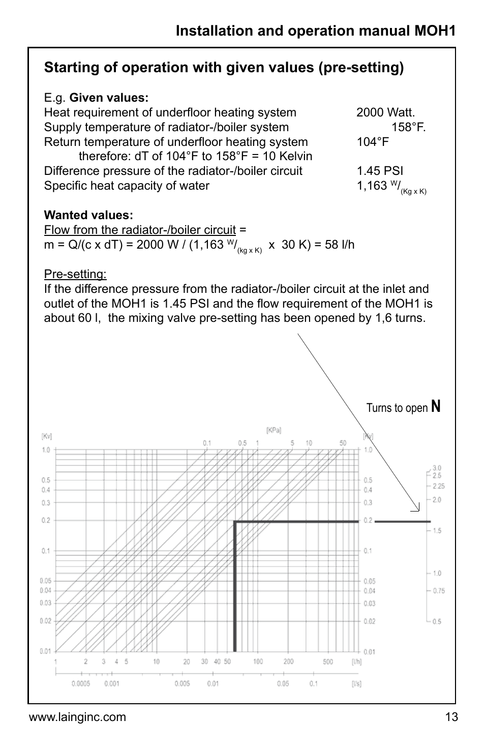 Installation and operation manual moh1 | Xylem MOH1 Single or dual zone mixing module (obsolete) User Manual | Page 13 / 24