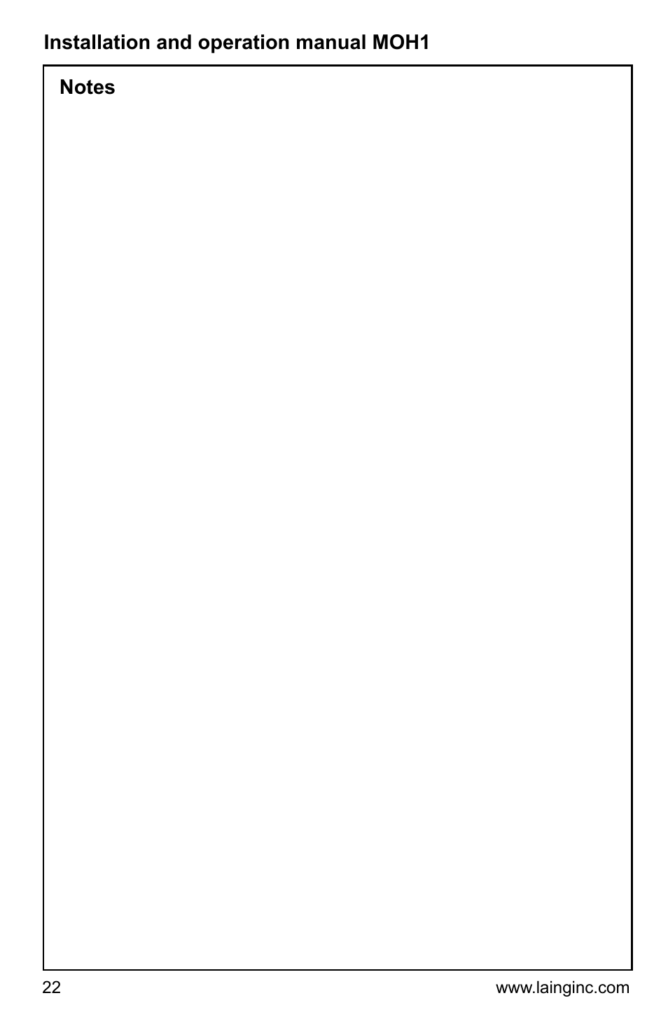 Xylem MOH1 Single or dual zone mixing module (obsolete) User Manual | Page 22 / 24