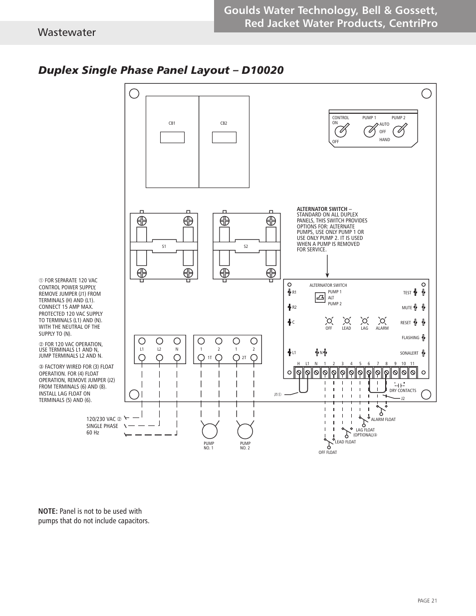 Xylem Wastewater (Technical Manual) User Manual | Page 21 / 32