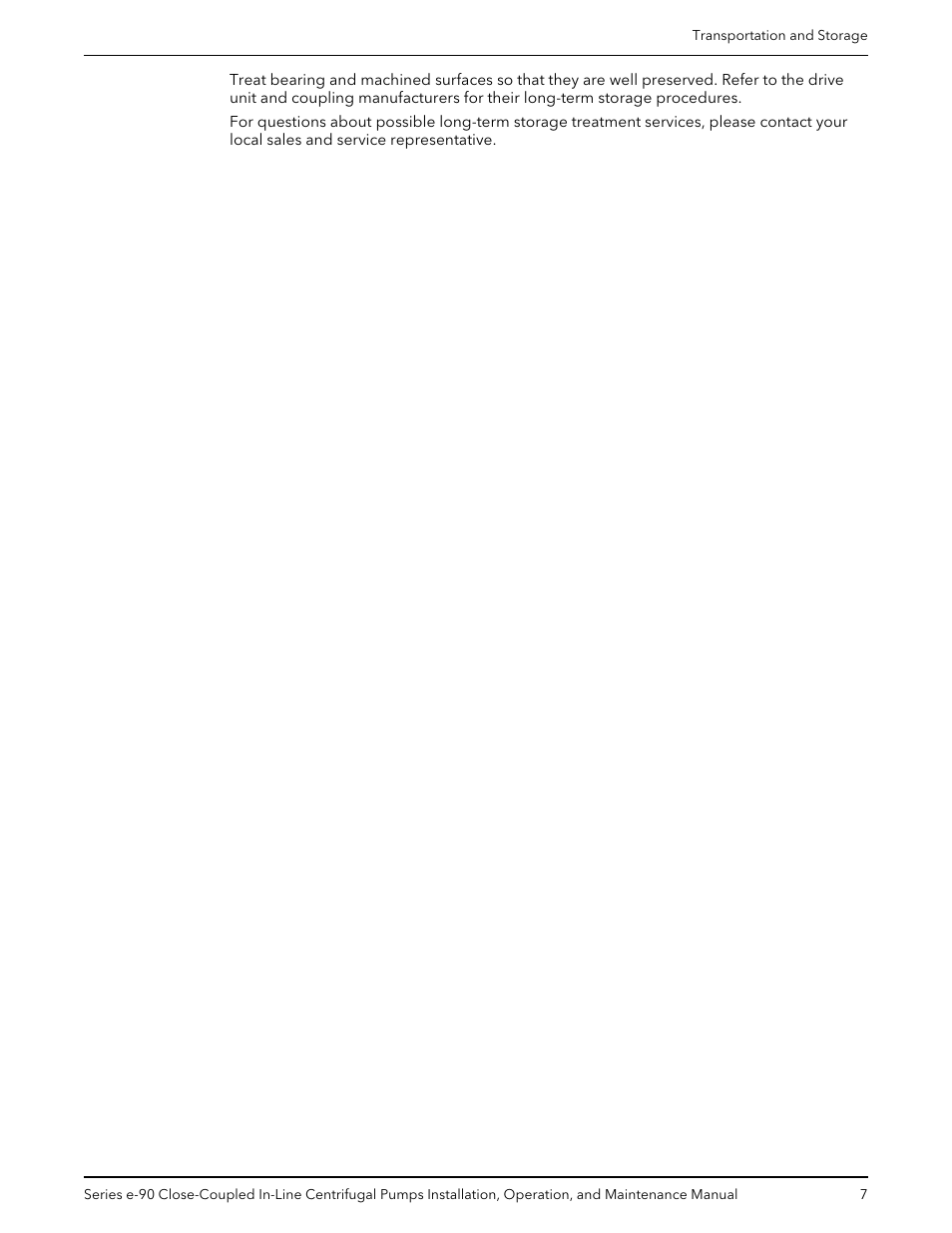 Xylem P2000799B Series e-90 Close-Coupled In-Line Centrifugal Pumps User Manual | Page 9 / 24