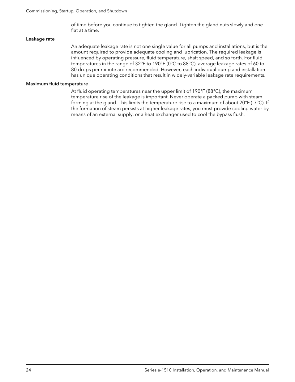 Xylem P2001406B Series e-1510 Centrifugal Pumps User Manual | Page 26 / 40