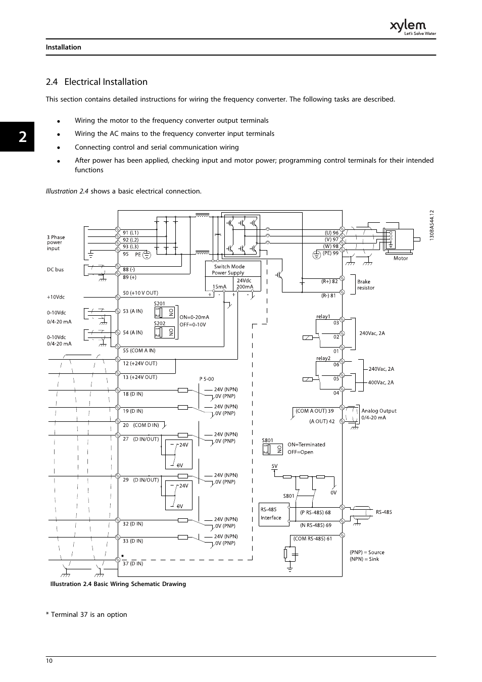 4 electrical installation | Bell & Gossett P2001487 Technologic Pump Controller User Manual | Page 13 / 93