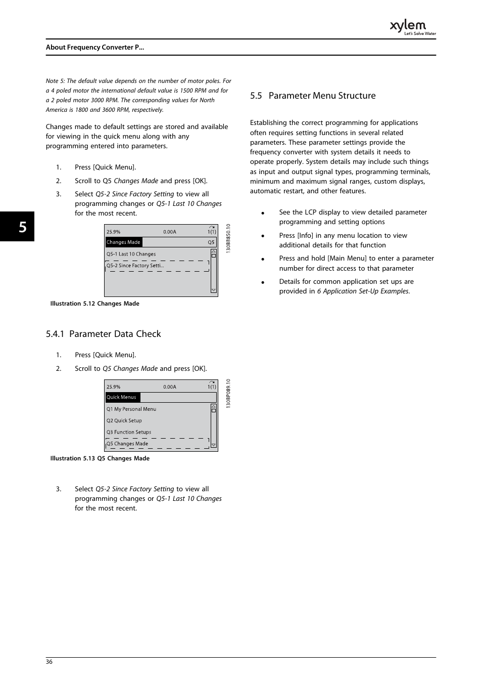 5 parameter menu structure | Bell & Gossett P2001487 Technologic Pump Controller User Manual | Page 39 / 93