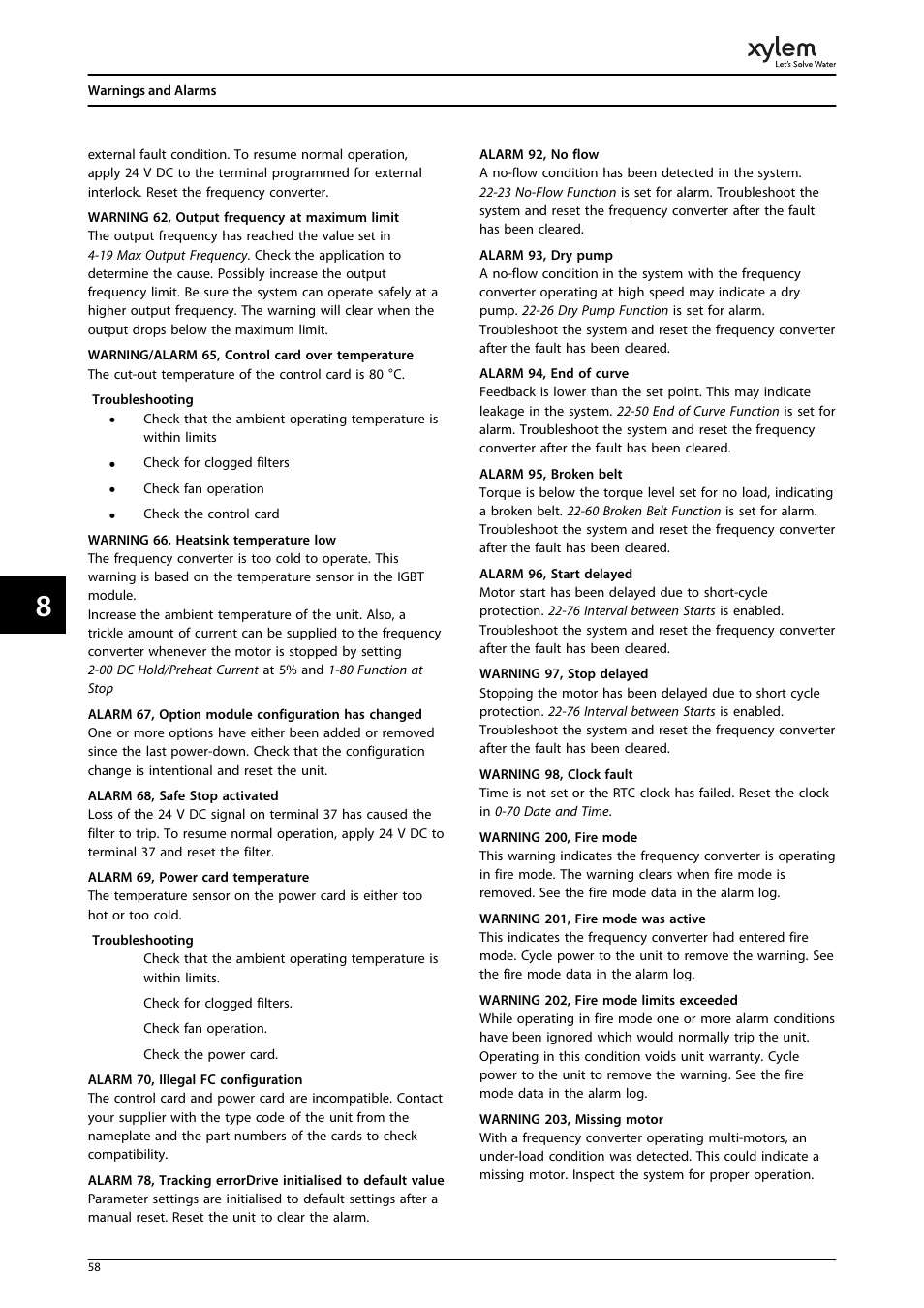 Bell & Gossett P2001487 Technologic Pump Controller User Manual | Page 61 / 93