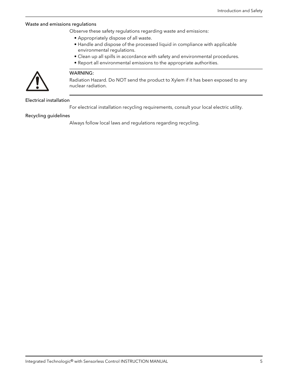Bell & Gossett P2001489 Integrated Technologic with Sensorless Control User Manual | Page 7 / 56