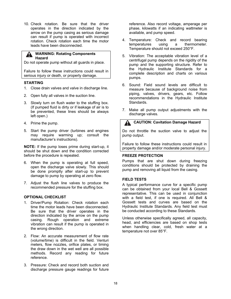 Xylem P5002169B Series VSX VSH, VSC, AND VSCS User Manual | Page 21 / 42