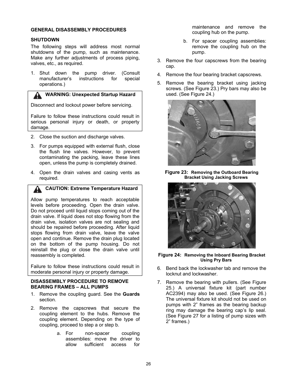 Xylem P5002169B Series VSX VSH, VSC, AND VSCS User Manual | Page 29 / 42