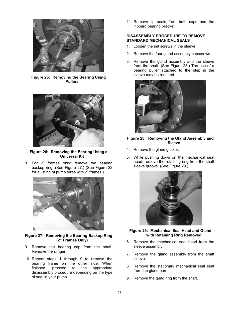 Xylem P5002169B Series VSX VSH, VSC, AND VSCS User Manual | Page 30 / 42