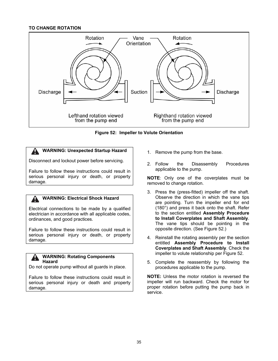 Xylem P5002169B Series VSX VSH, VSC, AND VSCS User Manual | Page 38 / 42