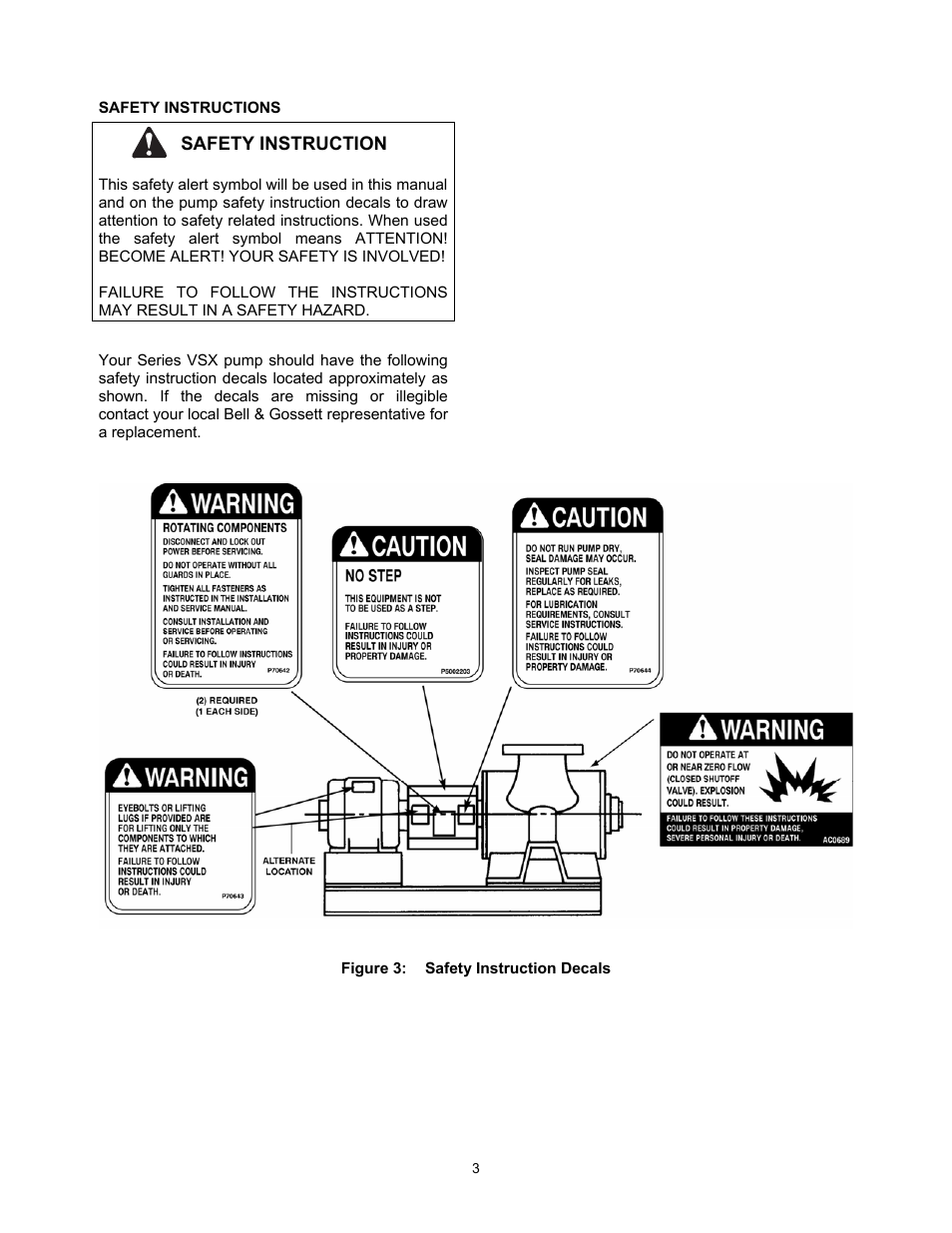 Xylem P5002169B Series VSX VSH, VSC, AND VSCS User Manual | Page 6 / 42