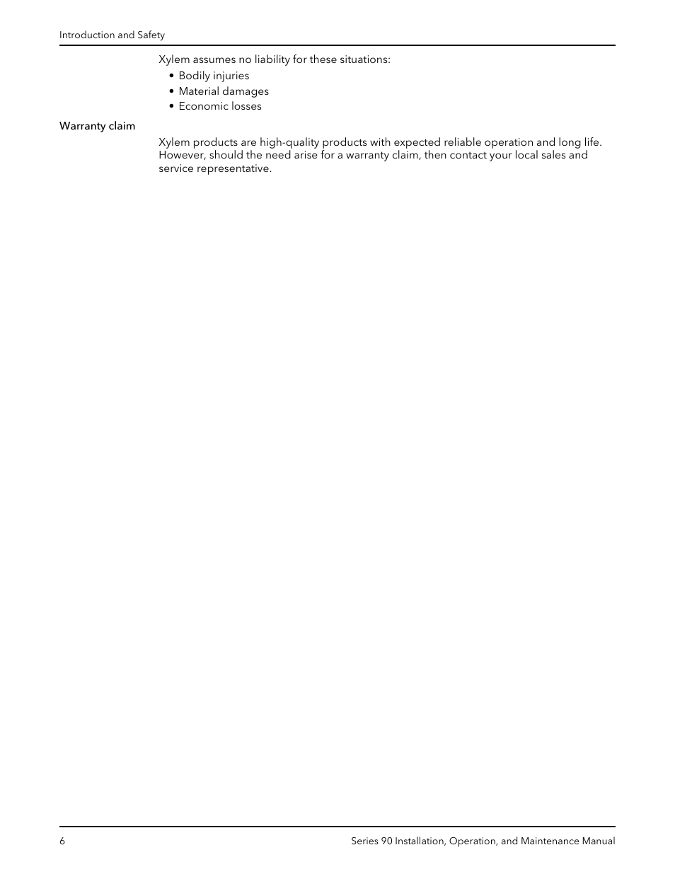 Xylem P81547D Series 90 In-Line Centrifugal Pump User Manual | Page 7 / 25