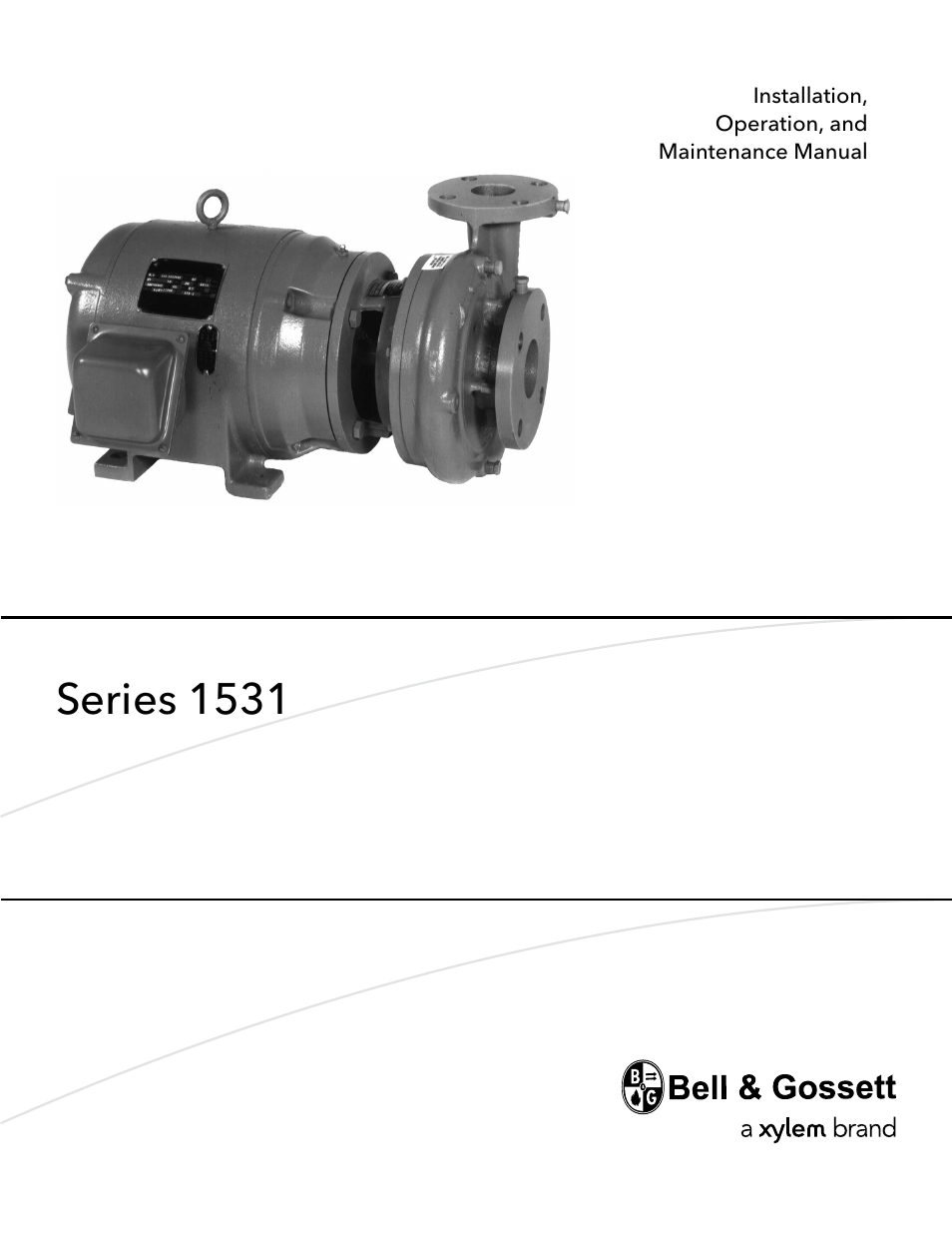 Bell & Gossett P81567F Series 1531 User Manual | 30 pages