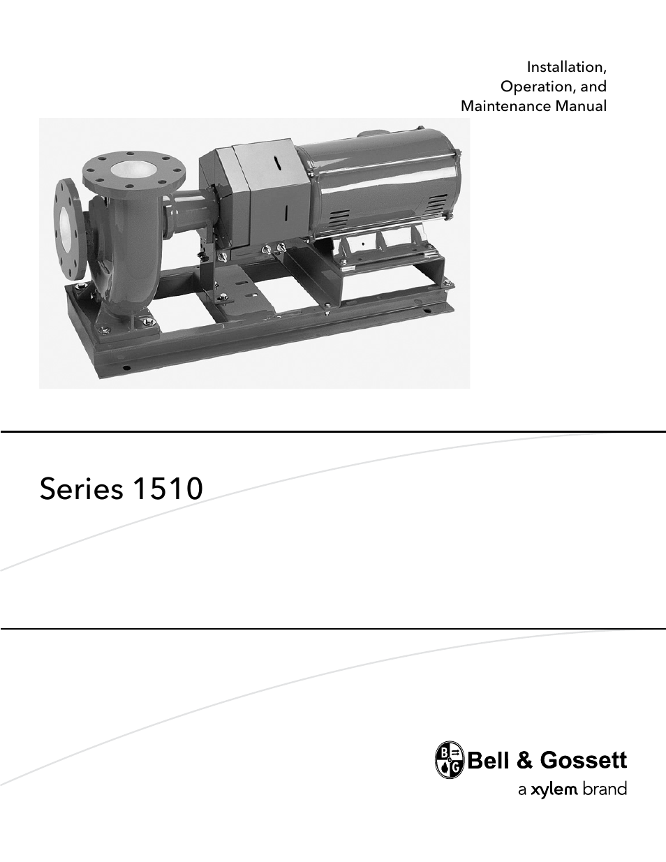Xylem P81673H Series 1510 User Manual | 44 pages