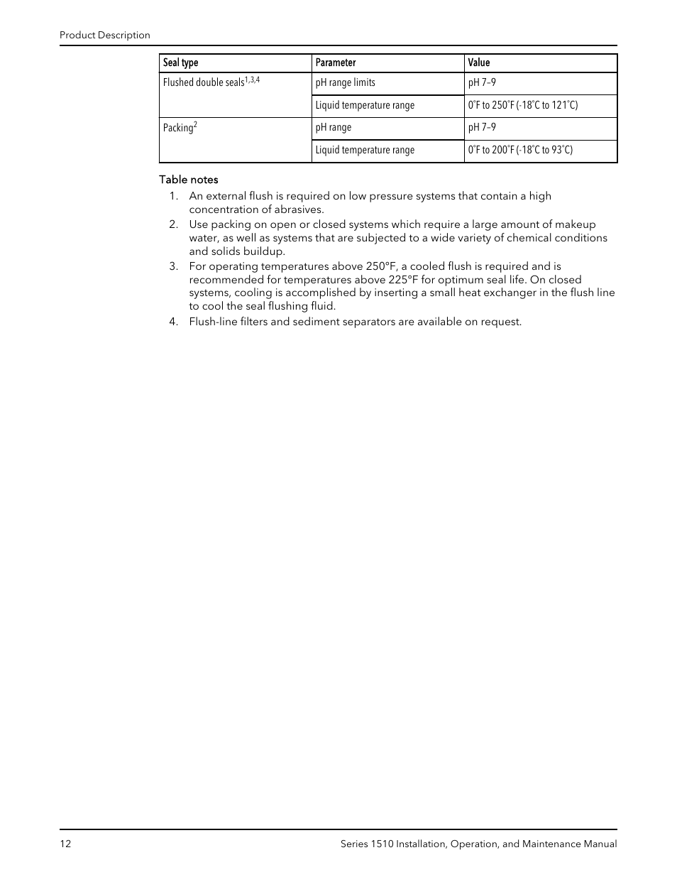 Xylem P81673H Series 1510 User Manual | Page 14 / 44