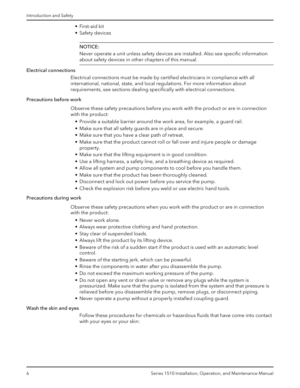 Xylem P81673H Series 1510 User Manual | Page 8 / 44