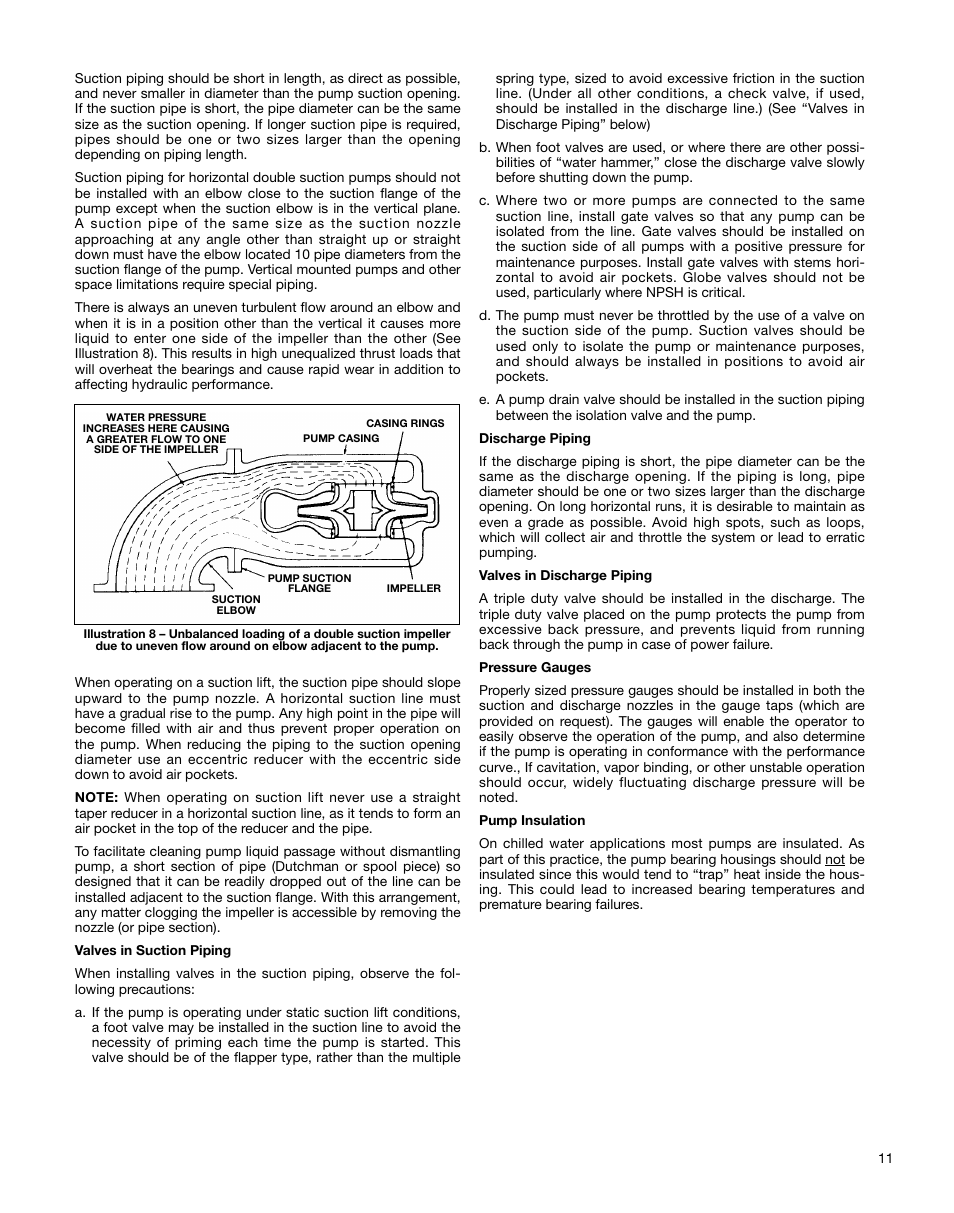 Xylem P81875F Series HSC and HSC-S Centrifugal Pump User Manual | Page 11 / 31