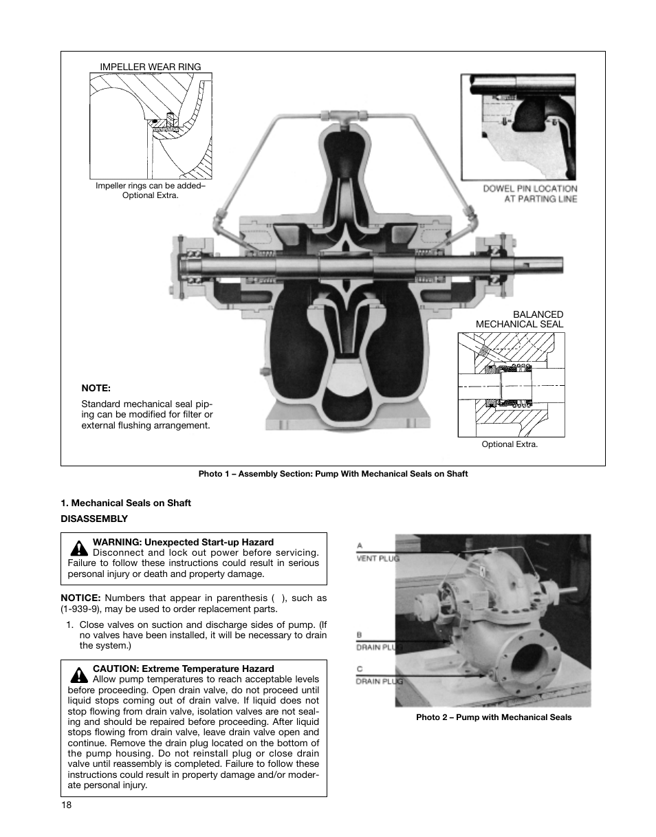 Xylem P81875F Series HSC and HSC-S Centrifugal Pump User Manual | Page 18 / 31