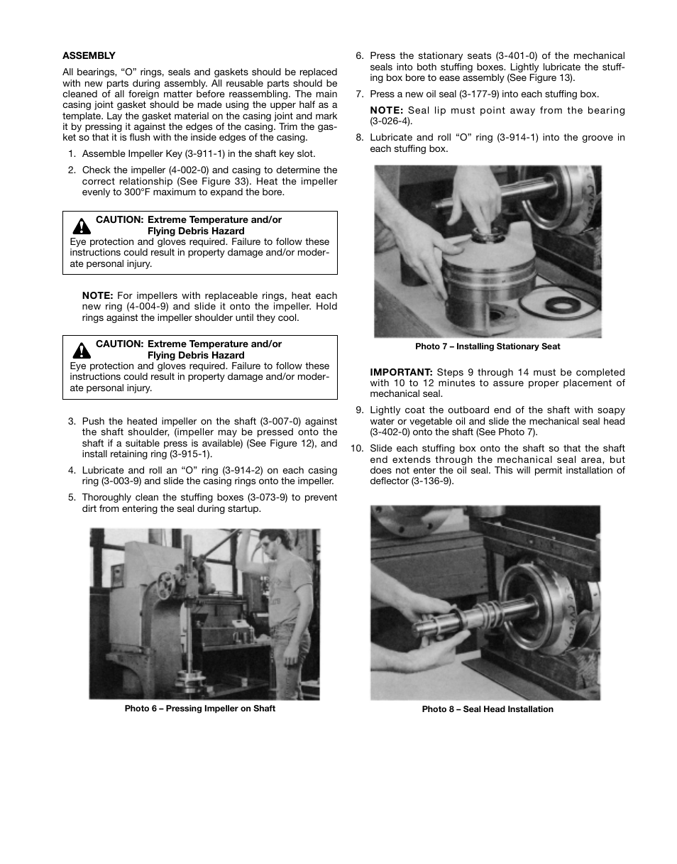 Xylem P81875F Series HSC and HSC-S Centrifugal Pump User Manual | Page 20 / 31