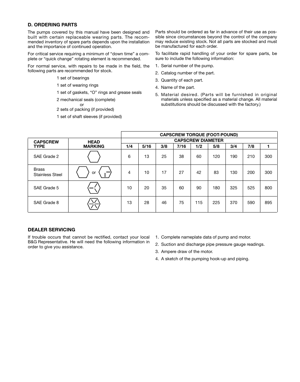 Xylem P81875F Series HSC and HSC-S Centrifugal Pump User Manual | Page 30 / 31