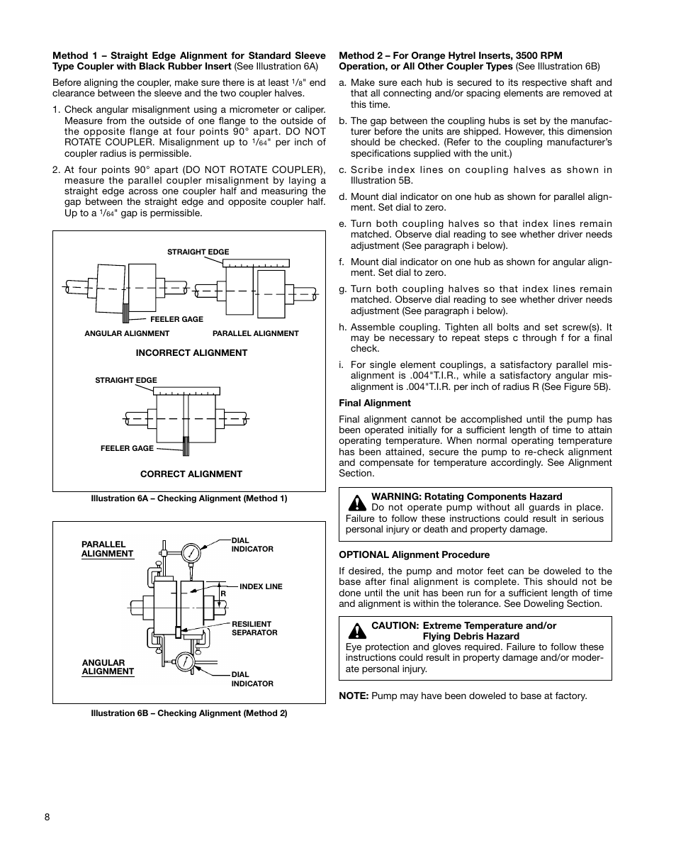 Xylem P81875F Series HSC and HSC-S Centrifugal Pump User Manual | Page 8 / 31