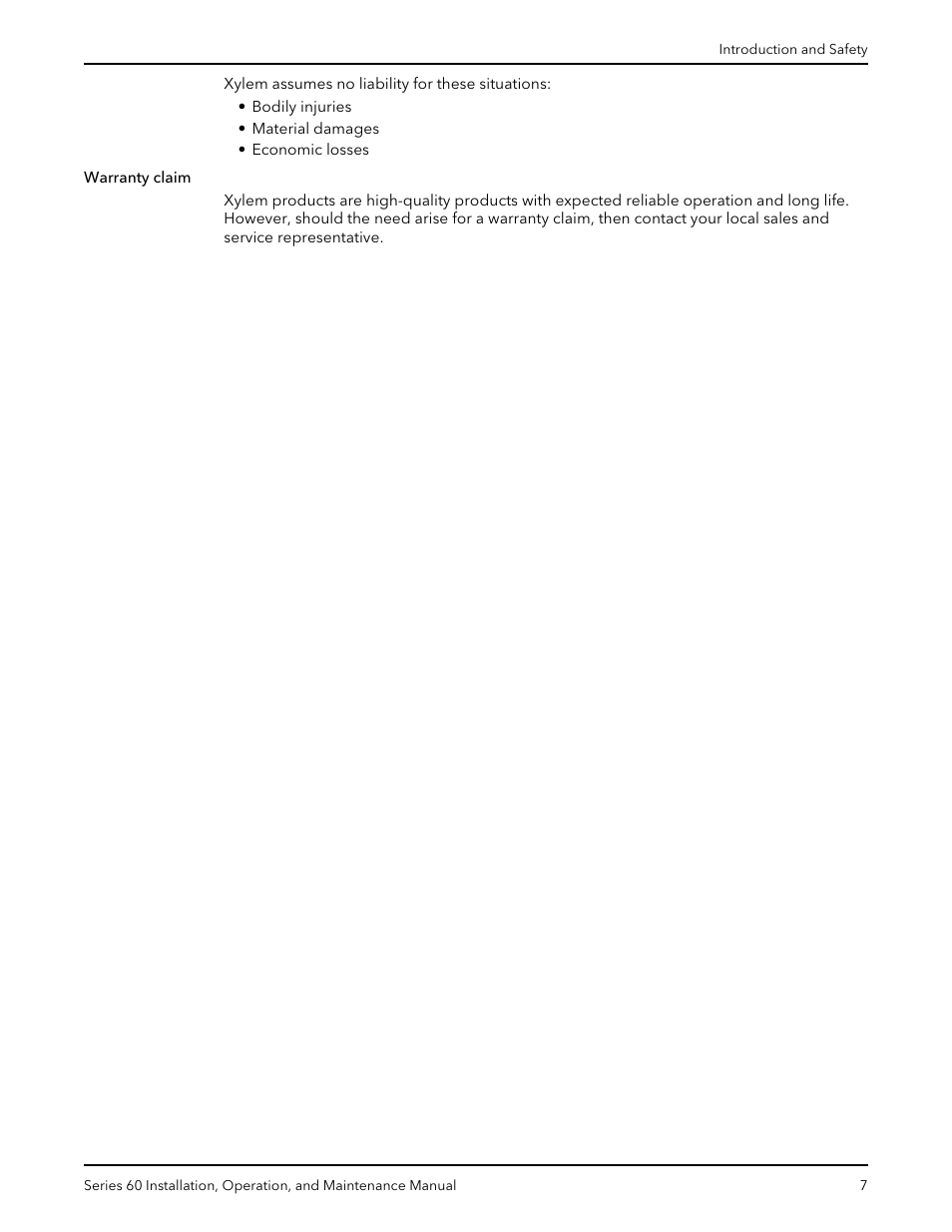 Bell & Gossett P82893D Series 60 In-Line Centrifugal Pumps User Manual | Page 9 / 36