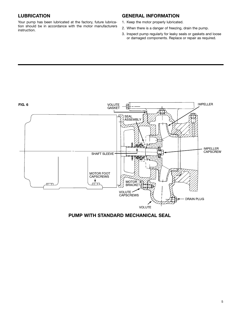 Bell & Gossett P86109C Close Coupled Centrifugal Pumps User Manual | Page 5 / 6