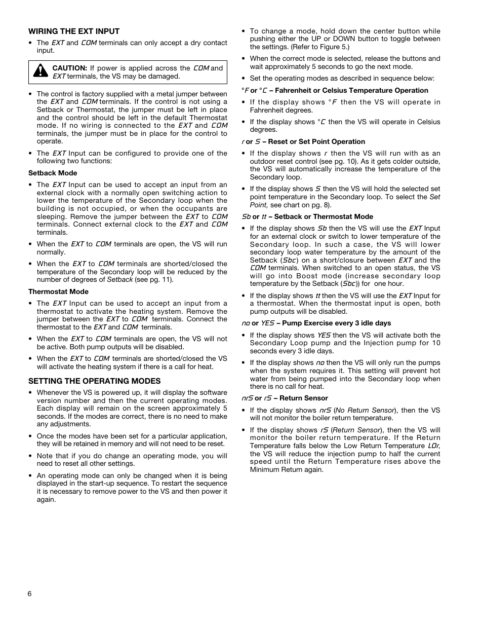 Bell & Gossett P86272B VS Variable Speed Pump Control User Manual | Page 6 / 12