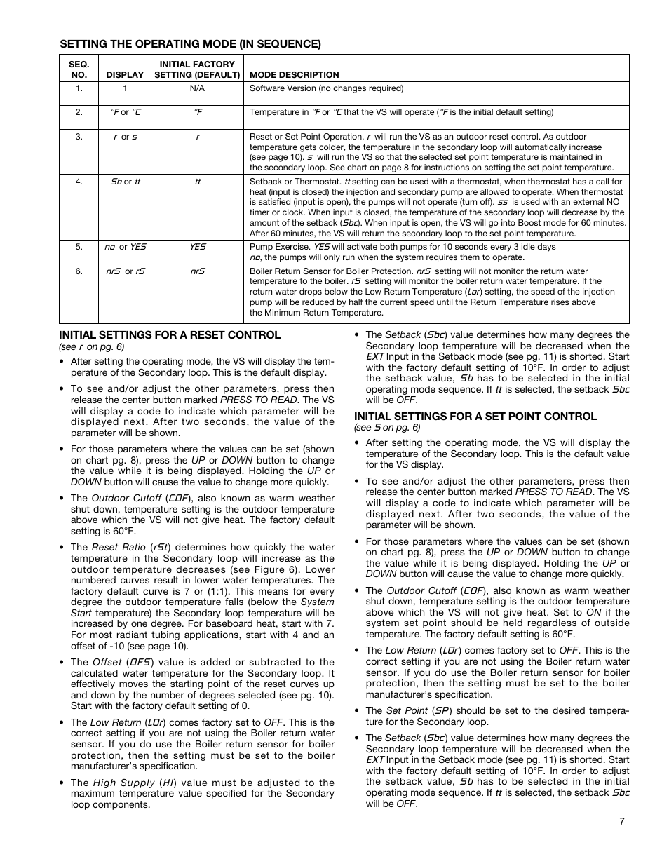 Bell & Gossett P86272B VS Variable Speed Pump Control User Manual | Page 7 / 12
